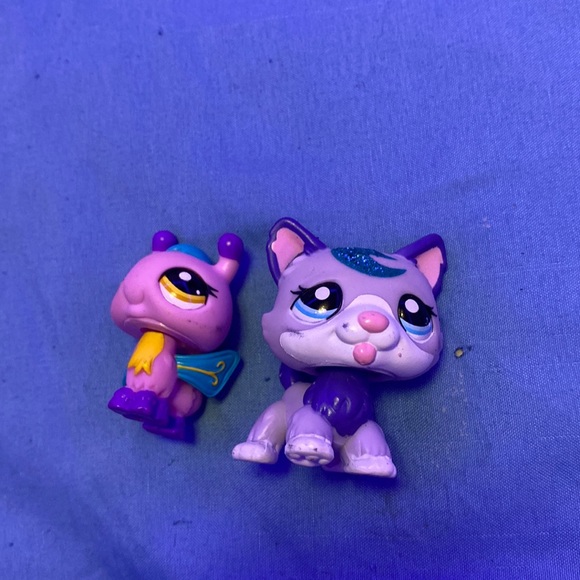 Littlest pet shop glitter husky and bee #2359) It's a - Main Image